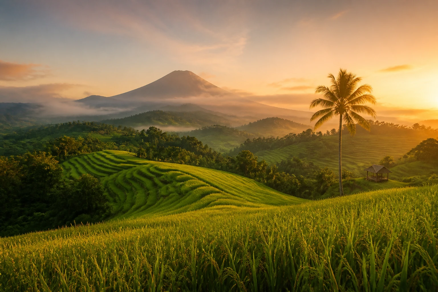 Lombok land zoning explained: green, yellow and pink, and what a foreigner can build