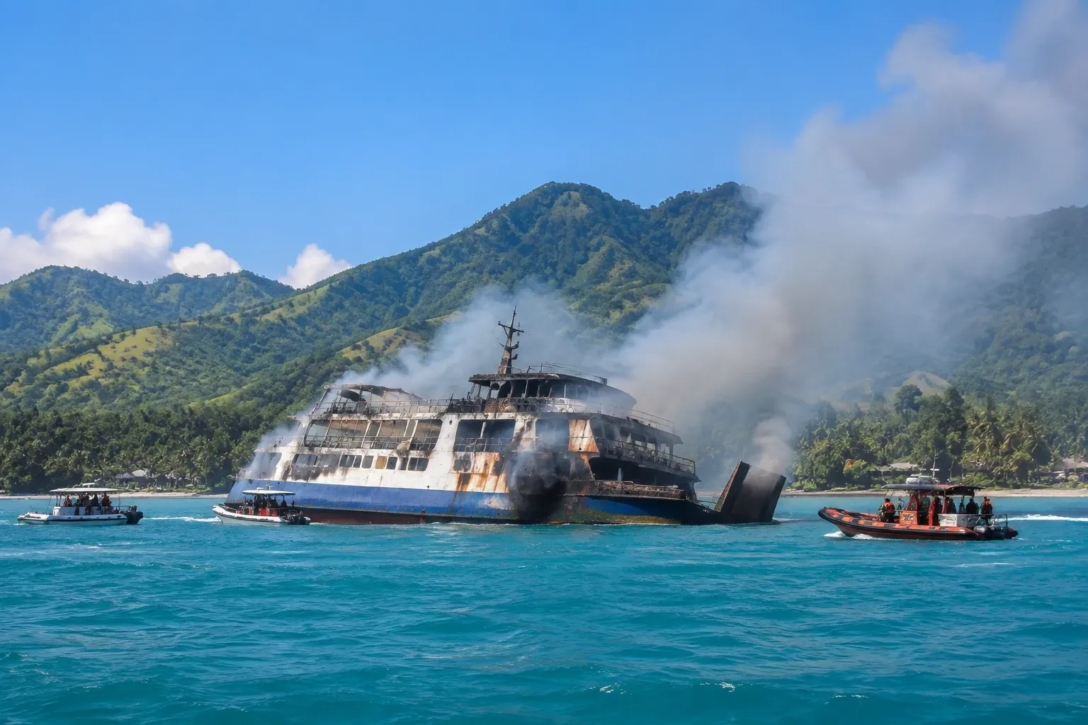 Fatal Ferry Fire Off Lombok Raises Questions Over Bali–Lombok Crossings