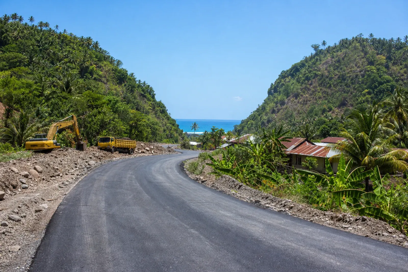 Flores Quake Recovery Puts Road Access First in East Nusa Tenggara
