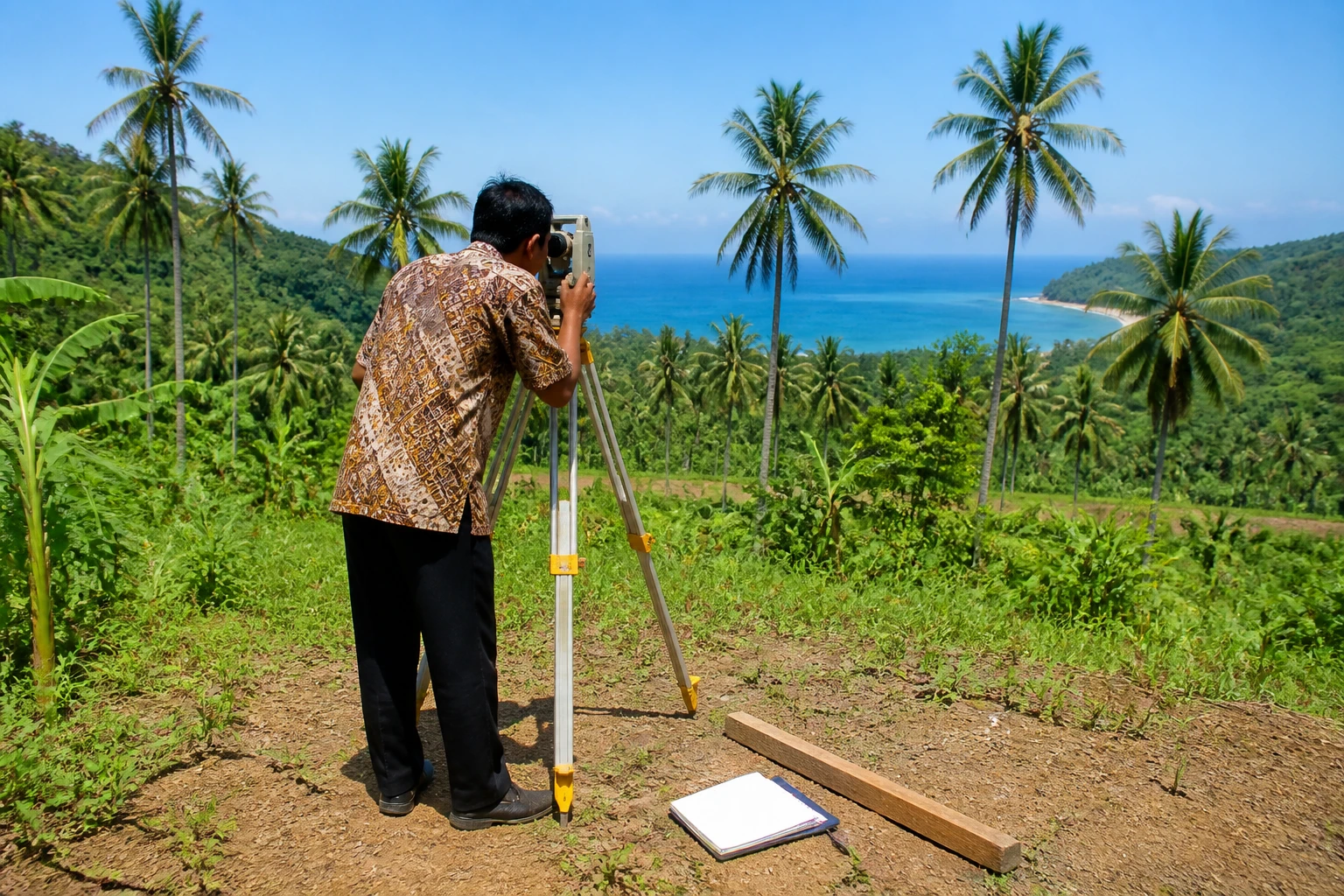 Surveying and measuring land in Lombok: the BPN check that matters