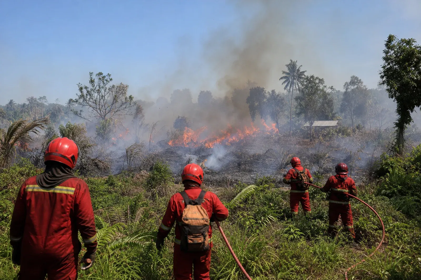 Prabowo Takes Command of Kalimantan Fire Response