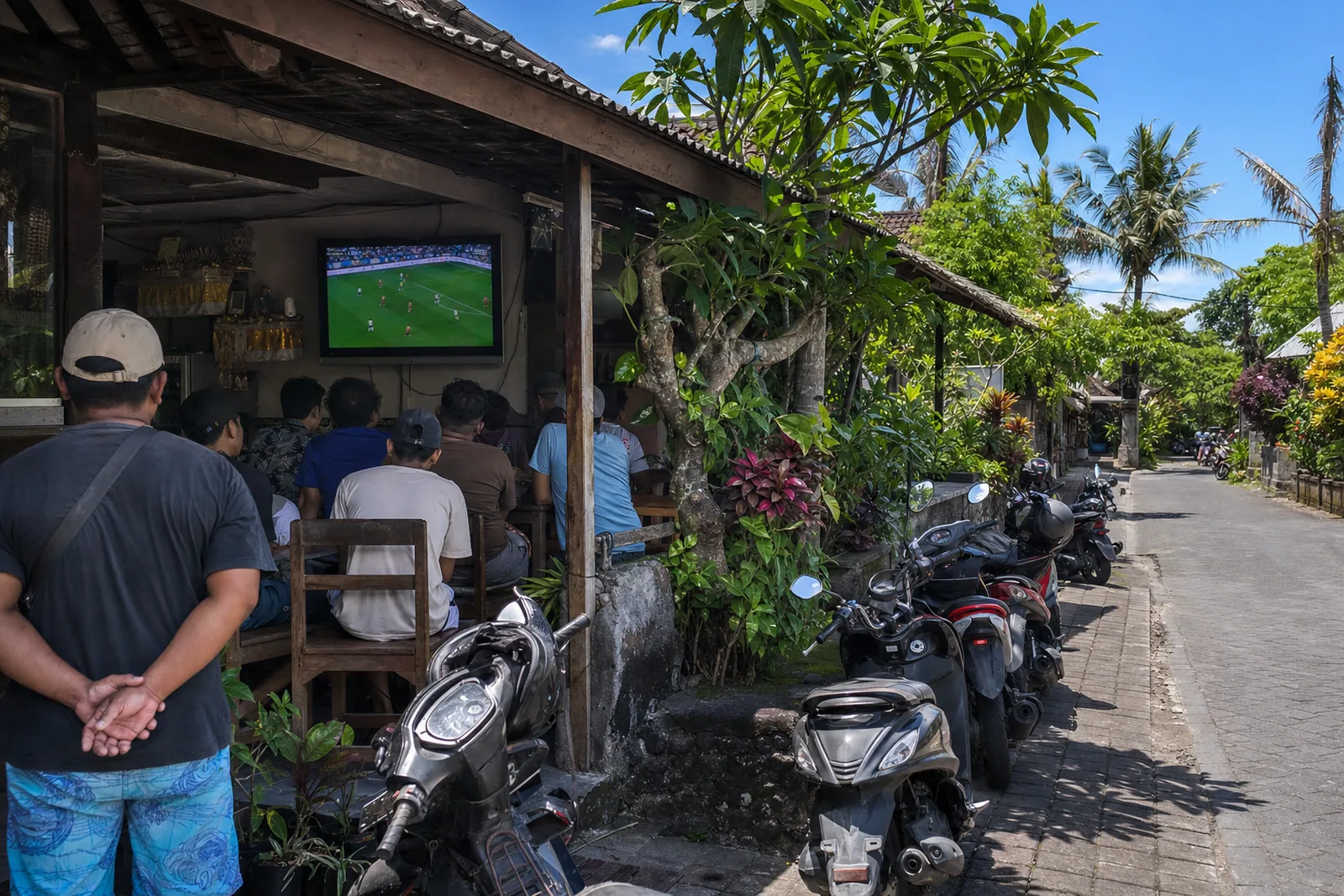 World Cup Fever Reaches Bali’s Tourist Hubs as Fans Follow the Semi-Finals