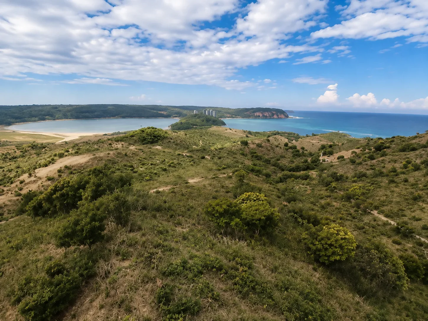 Large Freehold Land in Bumbang with Ocean View photo