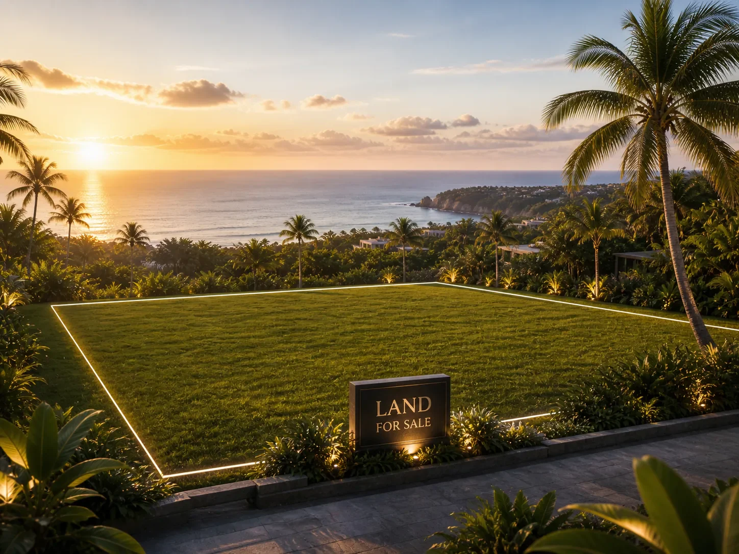 Large Freehold Land in Bumbang with Ocean View photo