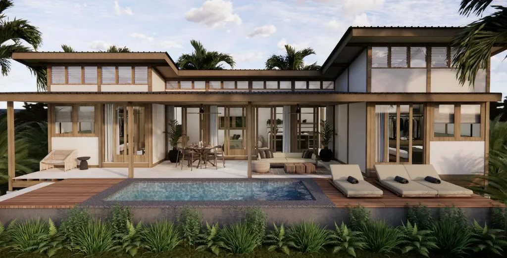 Sustainable Ocean-View Villas in Kuta photo