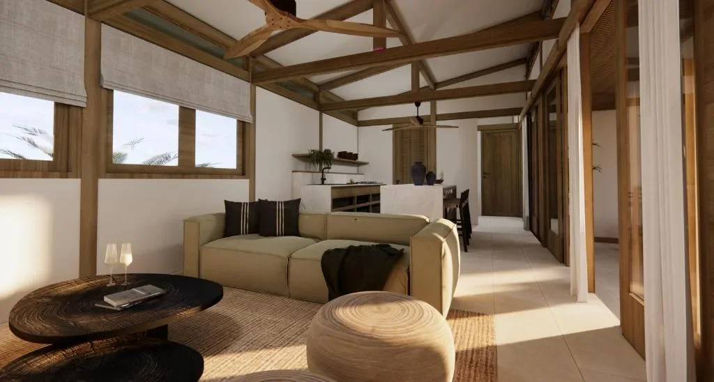 Sustainable Ocean-View Villas in Kuta photo