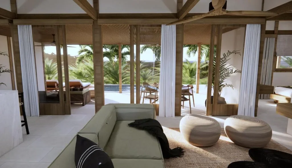 Sustainable Ocean-View Villas in Kuta photo